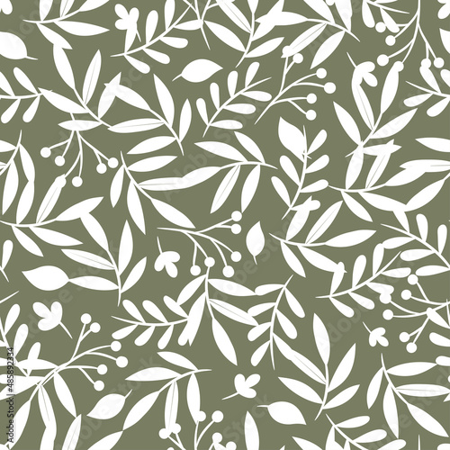 Floral seamless pattern in vintage bohemian style