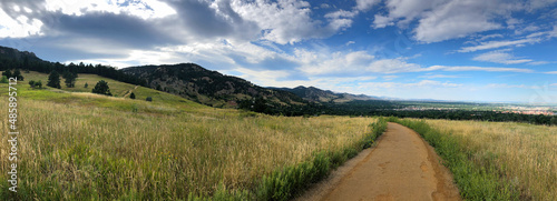 Εκτύπωση καμβά The Flatirons Trailhead Boulder Colorado