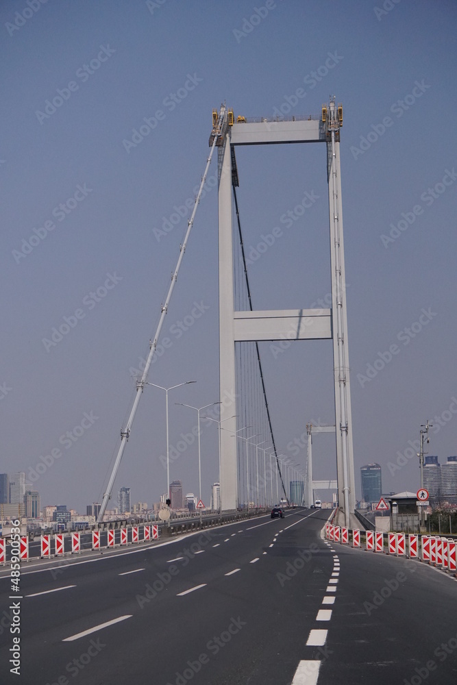 Fototapeta premium bridge in the city ( Bosphorus Bridge Istanbul)