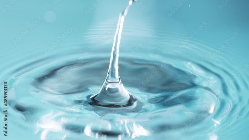Super slow motion of water drops falling,1000 fps. Super slow motion of water drops falling,1000 fps.