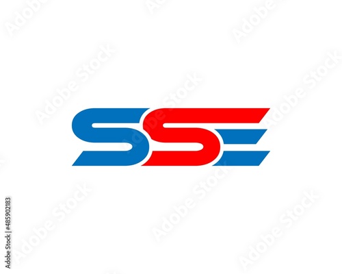 Creative Elegant Monogram SSE Logo Design Icon Premium Vector Template. photo