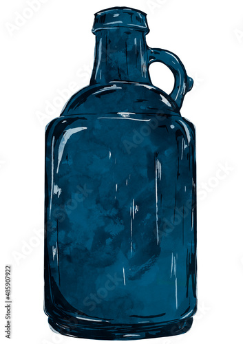 glass bottle