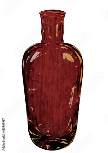 glass bottle