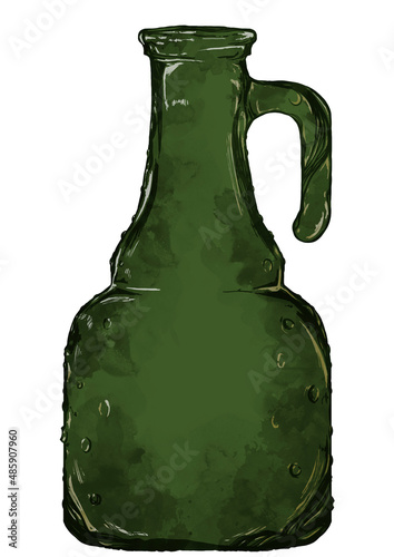 glass bottle