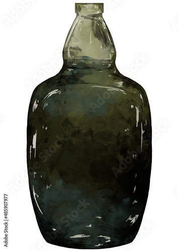 glass bottle