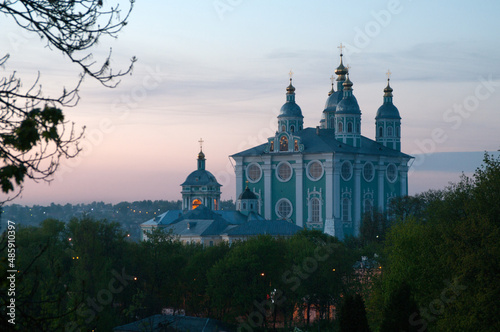 View of the Cathedral of the Assumption of the Blessed Virgin Mary, Smolensk, Russia, May 10, 2015
