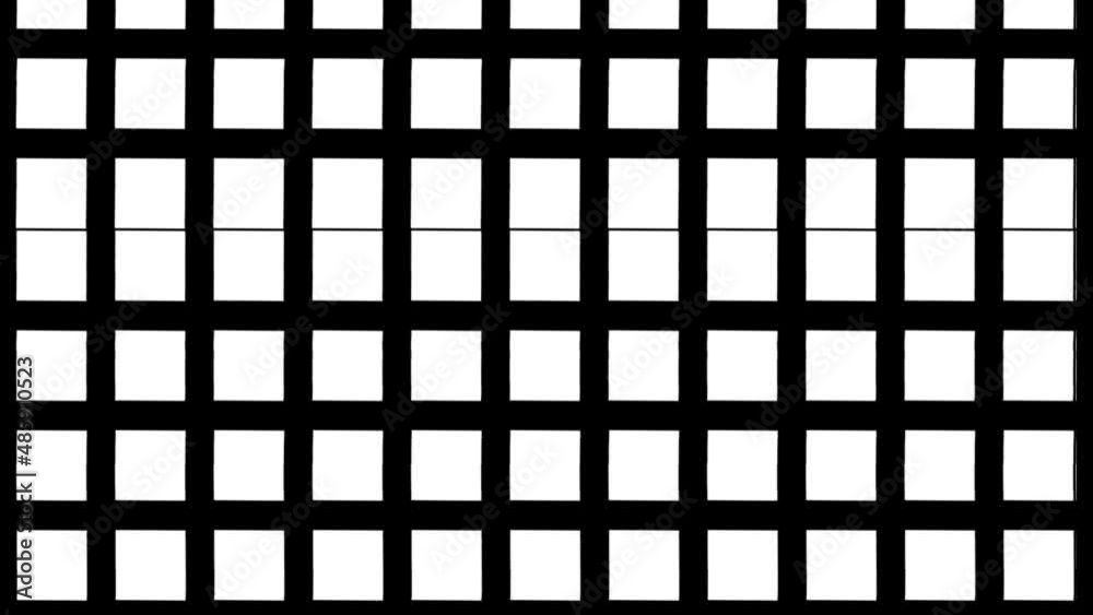 black and white squares scrolling and rotating black and white squares scrolling and rotating