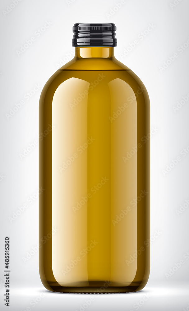 Color Glass Bottle on background. Color Glass Bottle on background.