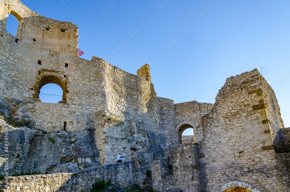 ruins of castle Beckov, Slovakia 