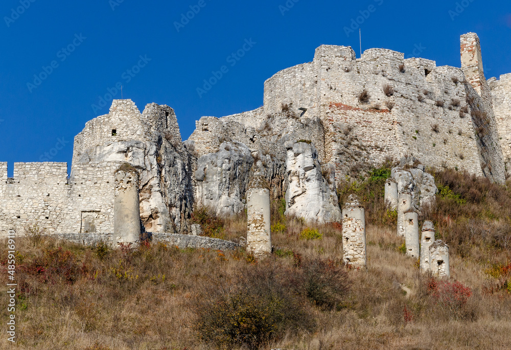 ruins of castle, Beckov, Slovakia 