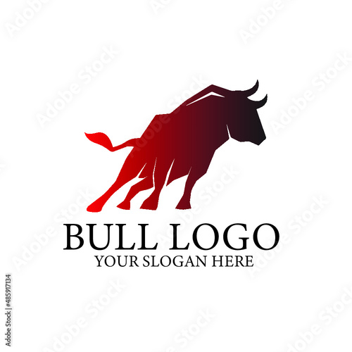 Bull logo vector