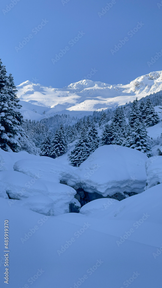 Obraz premium mountains give us peace and contribute to our health