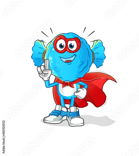 candy head cartoon heroes vector. cartoon character