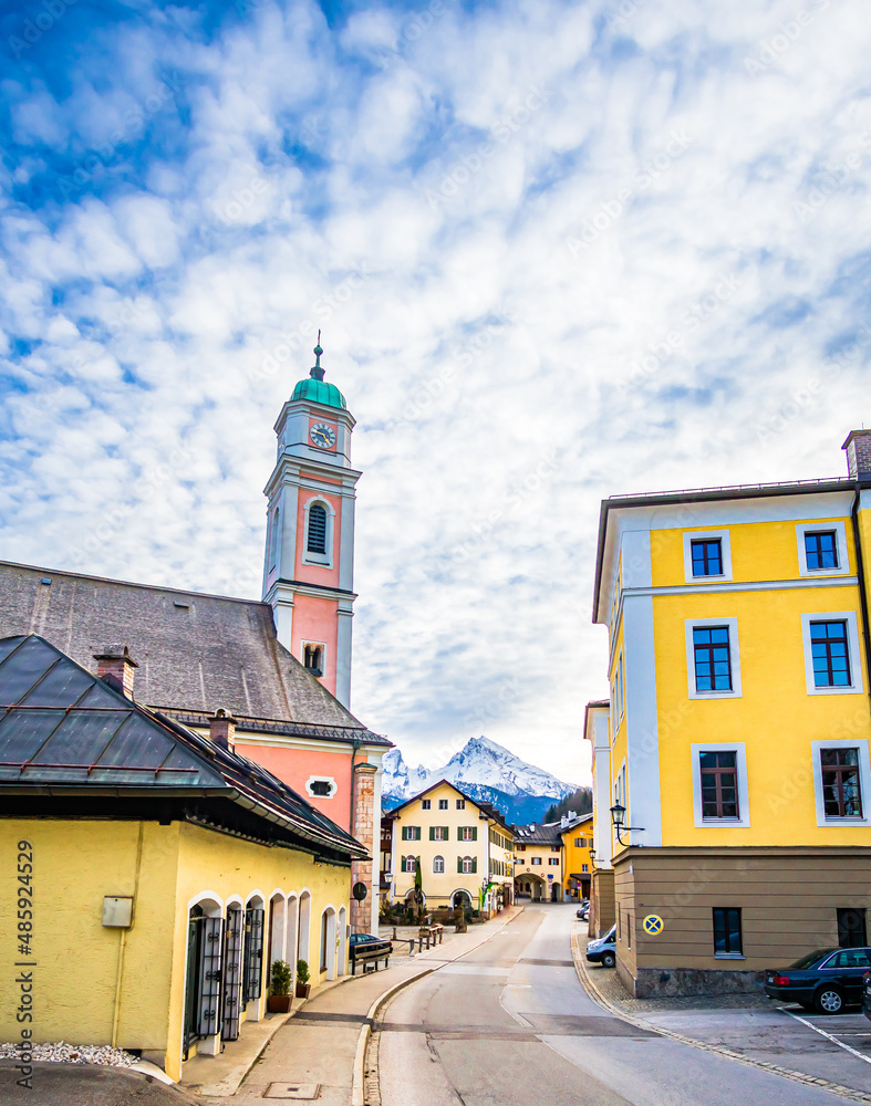 Histroical city center of Berchtesgaden, Bavaria