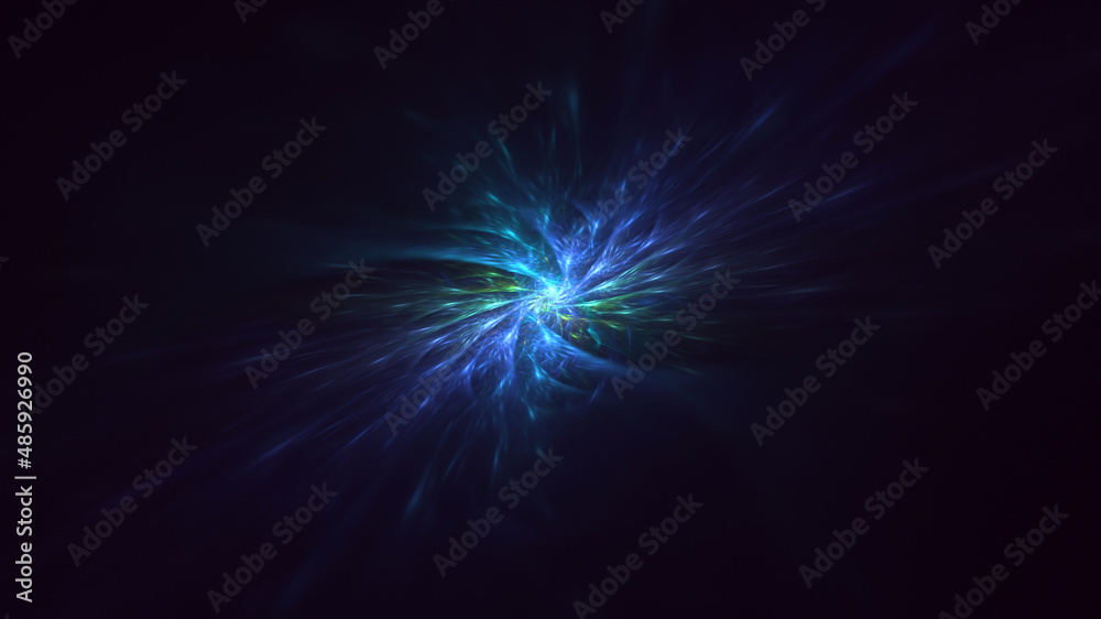 3D rendering abstract fractal light background 3D rendering abstract fractal light background
