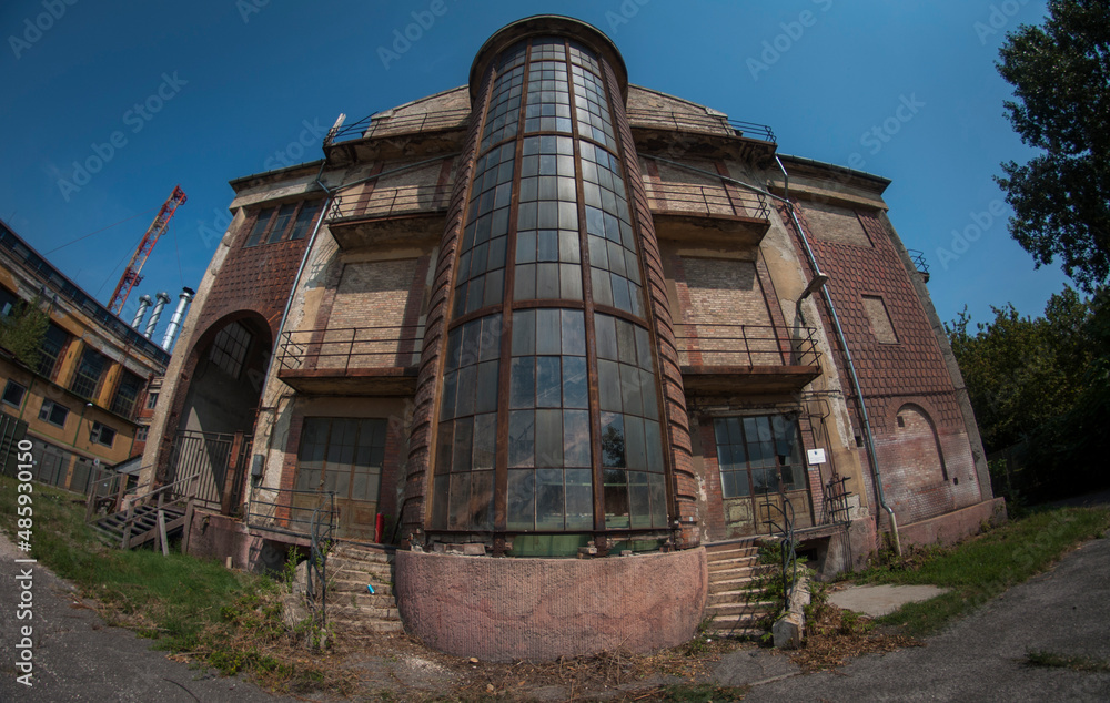Old abandoned power plant in Budapest Old abandoned power plant in Budapest