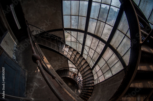 Old abandoned power plant in Budapest 