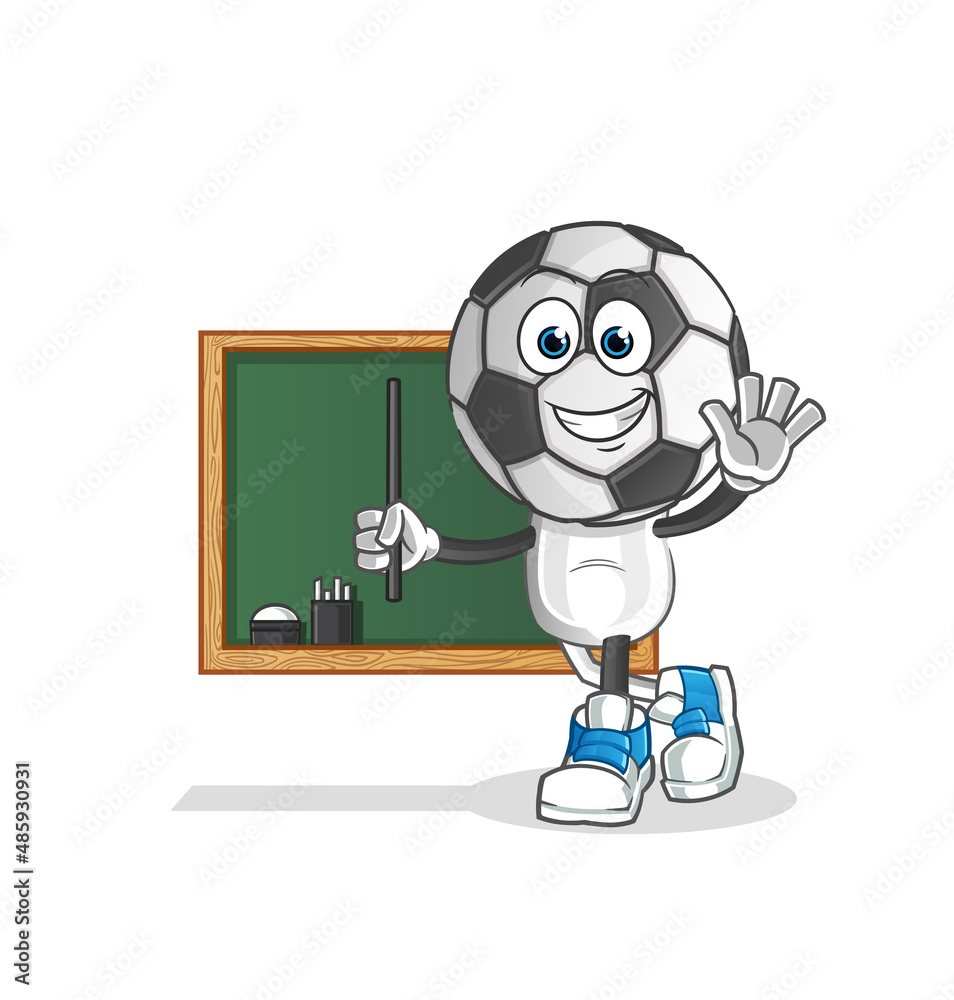football head cartoon teacher vector. cartoon character