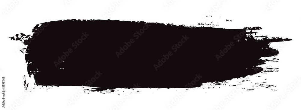 Black brush stroke isolated on white background. Trendy brush stroke vector for black ink paint, grunge backdrop, dirt banner, watercolor design and dirty texture. Brush stroke vector Black brush stroke isolated on white background. Trendy brush stroke vector for black ink paint, grunge backdrop, dirt banner, watercolor design and dirty texture. Brush stroke vector