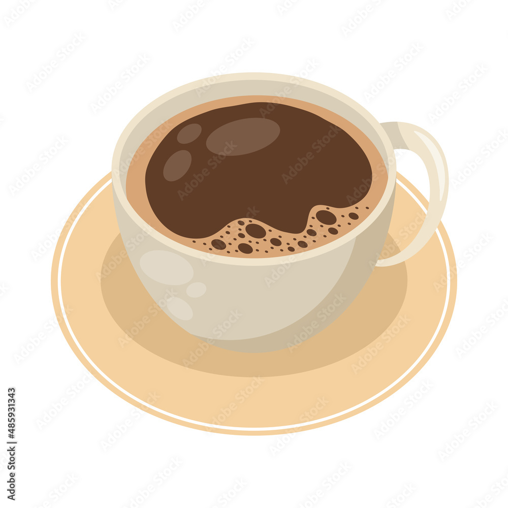 Obraz premium coffee cup in dish