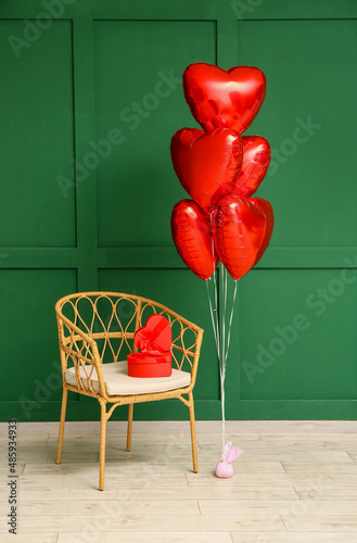 Beautiful heart-shaped ball...