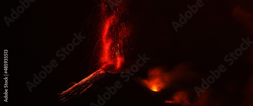 Erupción del Volcán Cumbre Vieja, La Palma, Islas Canarias, España.