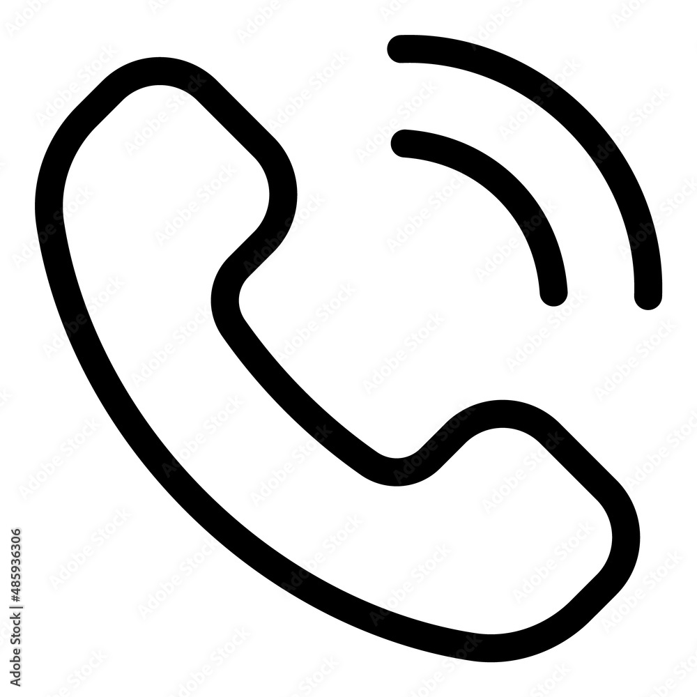 Phone Flat Icon Isolated On White Background Phone Flat Icon Isolated On White Background