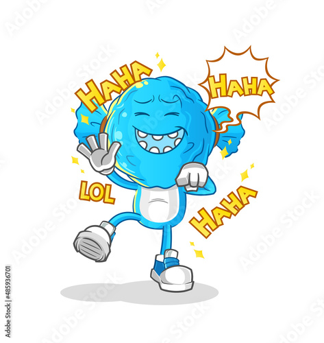 candy head cartoon Laugh Out Loud character. cartoon vector