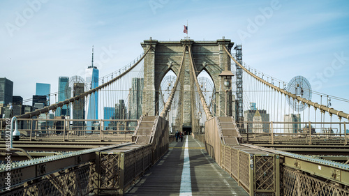 city skyline Manhattan view