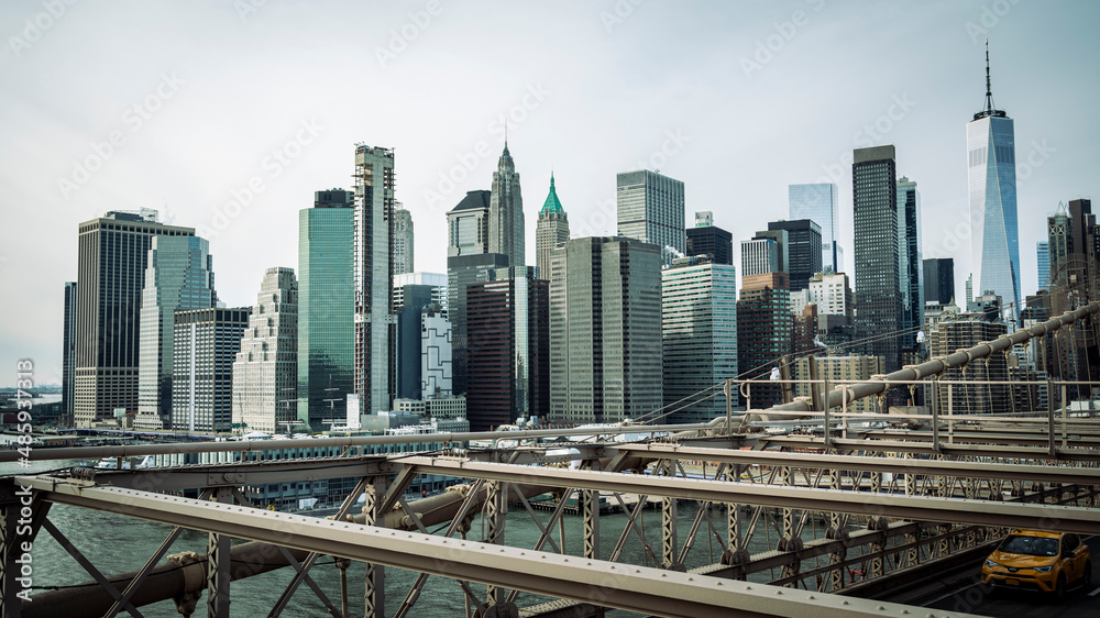 Obraz premium city skyline Manhattan view