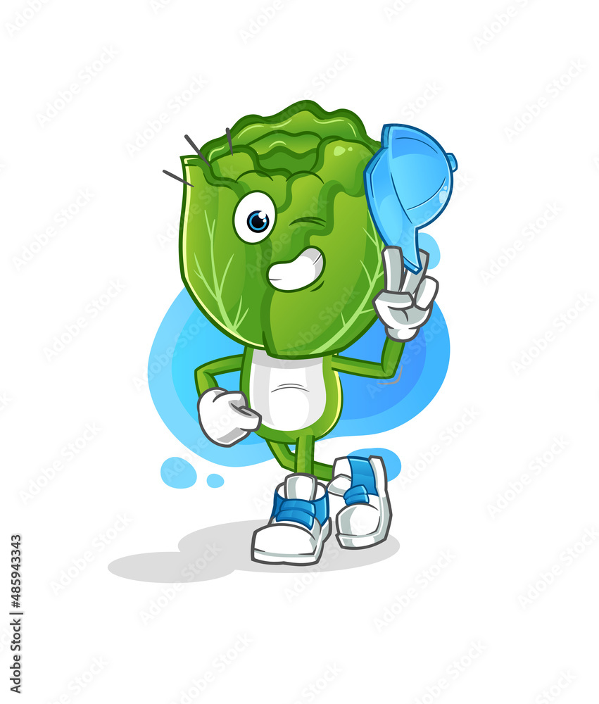 cabbage head cartoon young boy character cartoon cabbage head cartoon young boy character cartoon