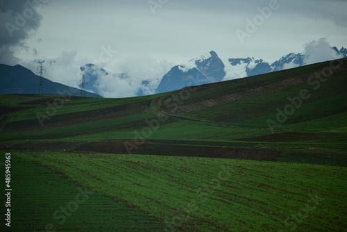 landscape with mountains © waldir