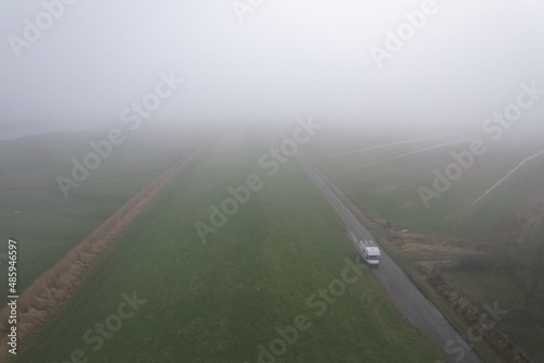 driving through the fog