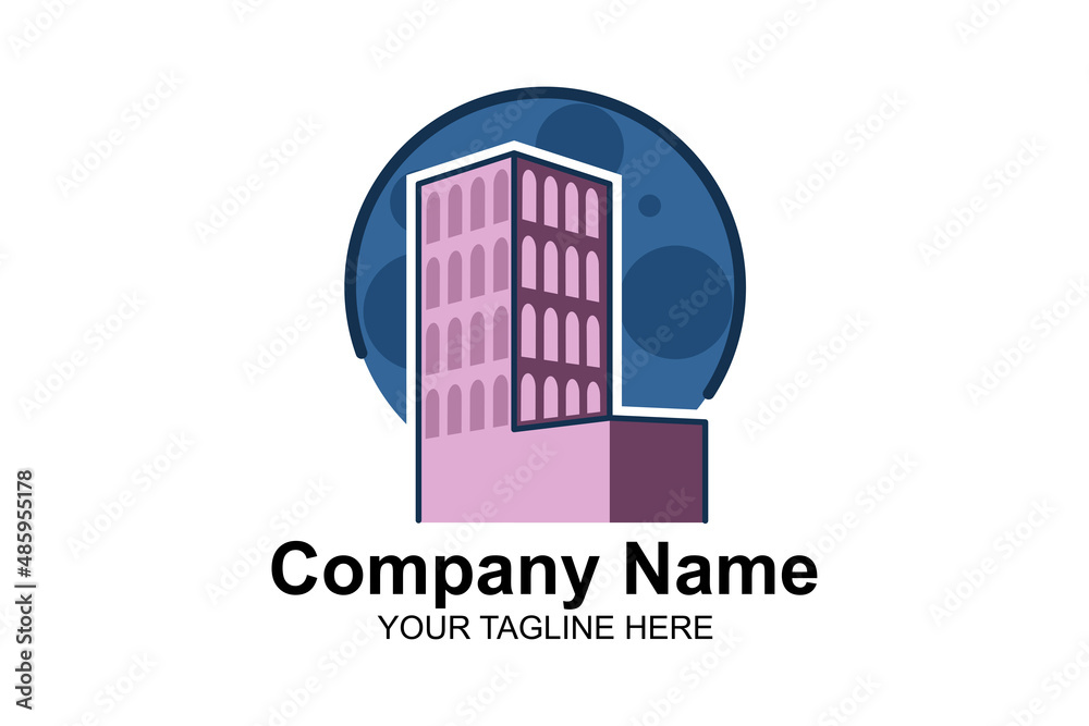 Real Estate Company logo vector illustration. suitable for Real Estate Company and property development logo.