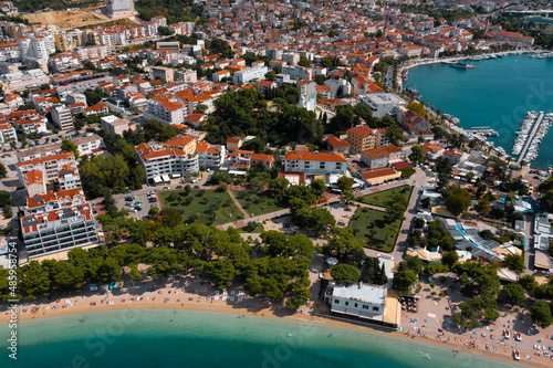 View of Makarska, Croatia beaches photo