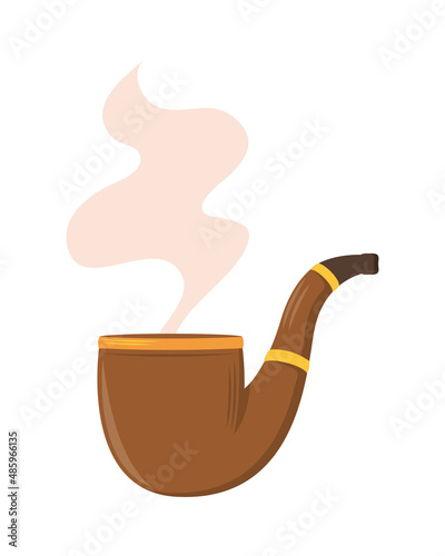 pipe and smoke