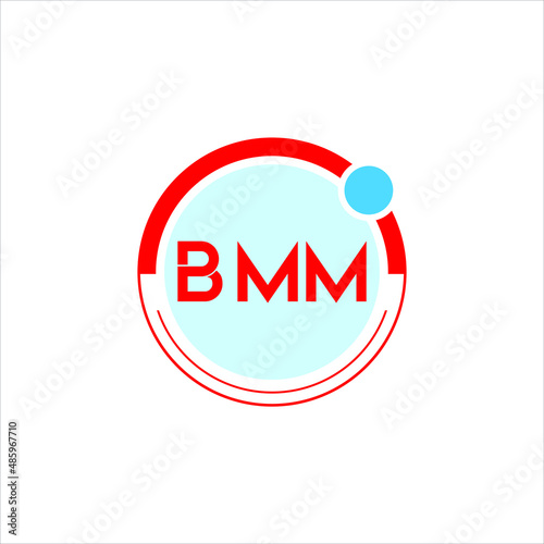 BMM letter logo creative design. BMM unique design