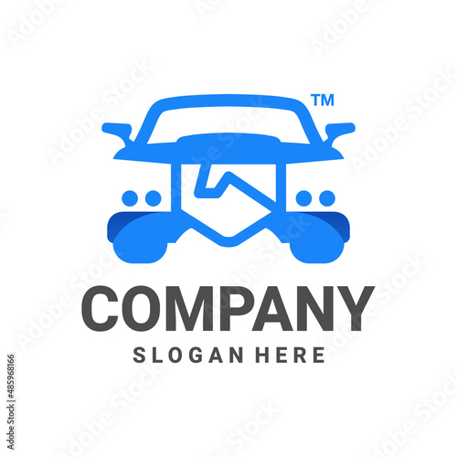 Illustration vector graphic of car garage, good for logo design
