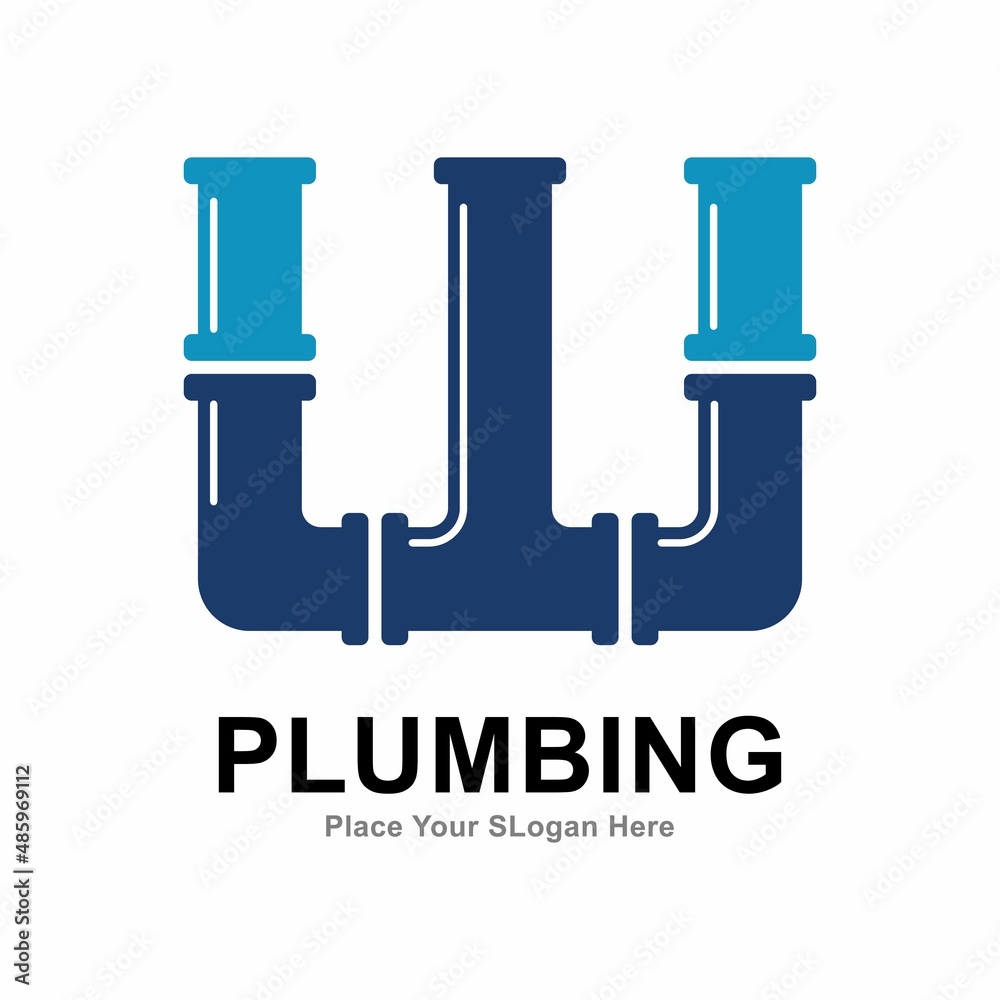 letter w with plumbing pipe logo vector design template. Suitable for pipe service, drainage, sanitation home, and maintenance service company letter w with plumbing pipe logo vector design template. Suitable for pipe service, drainage, sanitation home, and maintenance service company