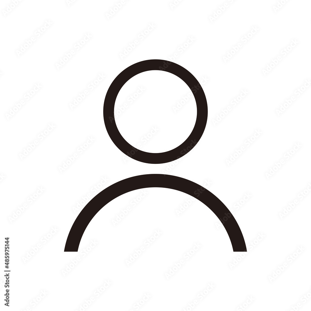User sign icon. Person symbol. Human avatar User sign icon. Person symbol. Human avatar