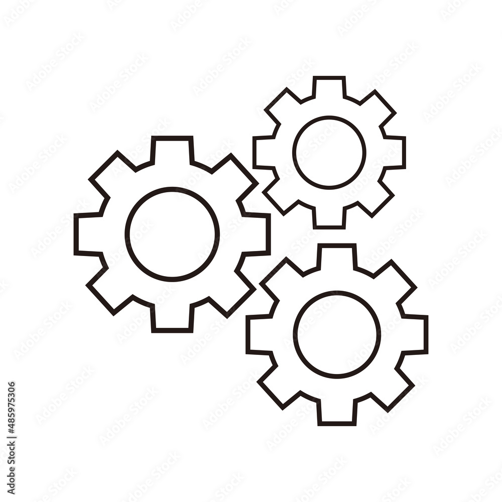 gear icon set vector illustration symbol gear icon set vector illustration symbol