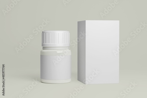 Pills Bottle Mockup