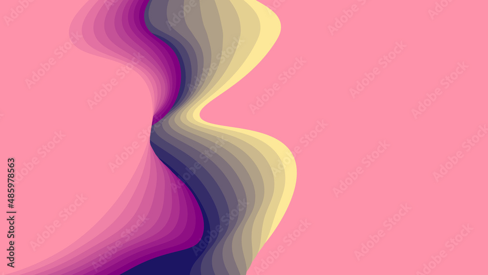 Abstract paper cut style design. Dynamic purple wave style branding, advertising with shapes. Modern background minimal template for covers, invitations, posters, banners, flyers. Abstract paper cut style design. Dynamic purple wave style branding, advertising with shapes. Modern background minimal template for covers, invitations, posters, banners, flyers.