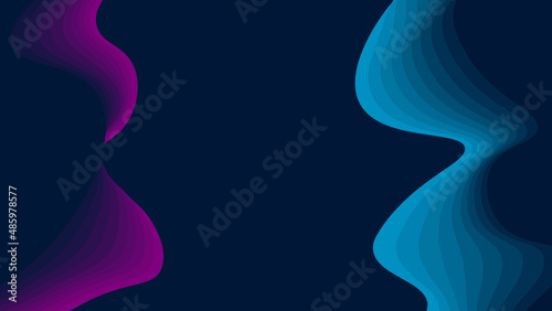 Abstract paper cut style design. Dynamic purple wave style branding, advertising with shapes. Modern background minimal template for covers, invitations, posters, banners, flyers.