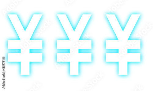 yen, símbolo  digital de la  moneda de Japón