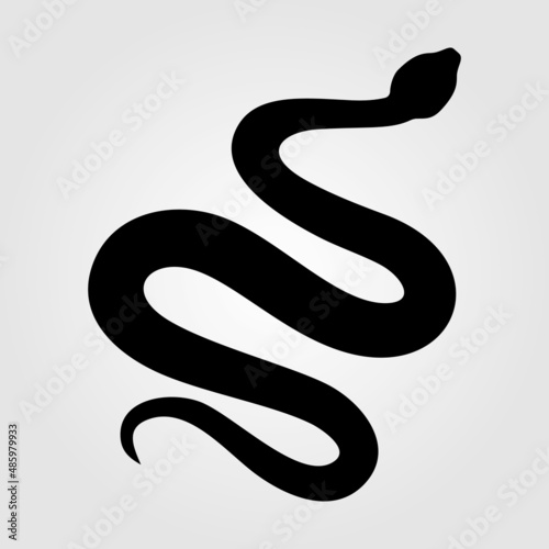 Wallpaper Mural Snake icon, isolated on white background. Vector illustration Torontodigital.ca
