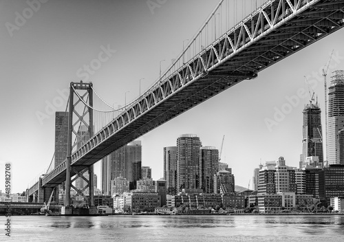 The Bay bridge of San Francisco
