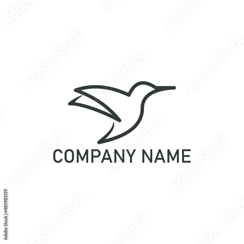 bird logo icon design vector