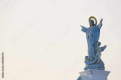 Assumption of Virgin Mary catholic religious statue photo