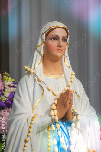 Our Lady of Lourdes Catholic religious statue